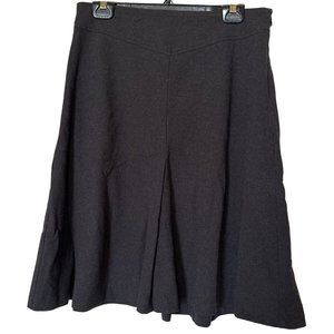 George Designs by Mark Eisen Flare Skirt Dark Gray Ladies Size 6 Polyester Blend